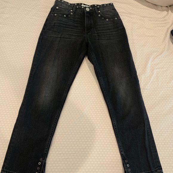 Black Sandro High wasted jeans - Picture 4 of 5